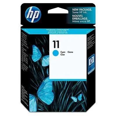 HP 11, Cyan Ink Cartridge C4836AE
