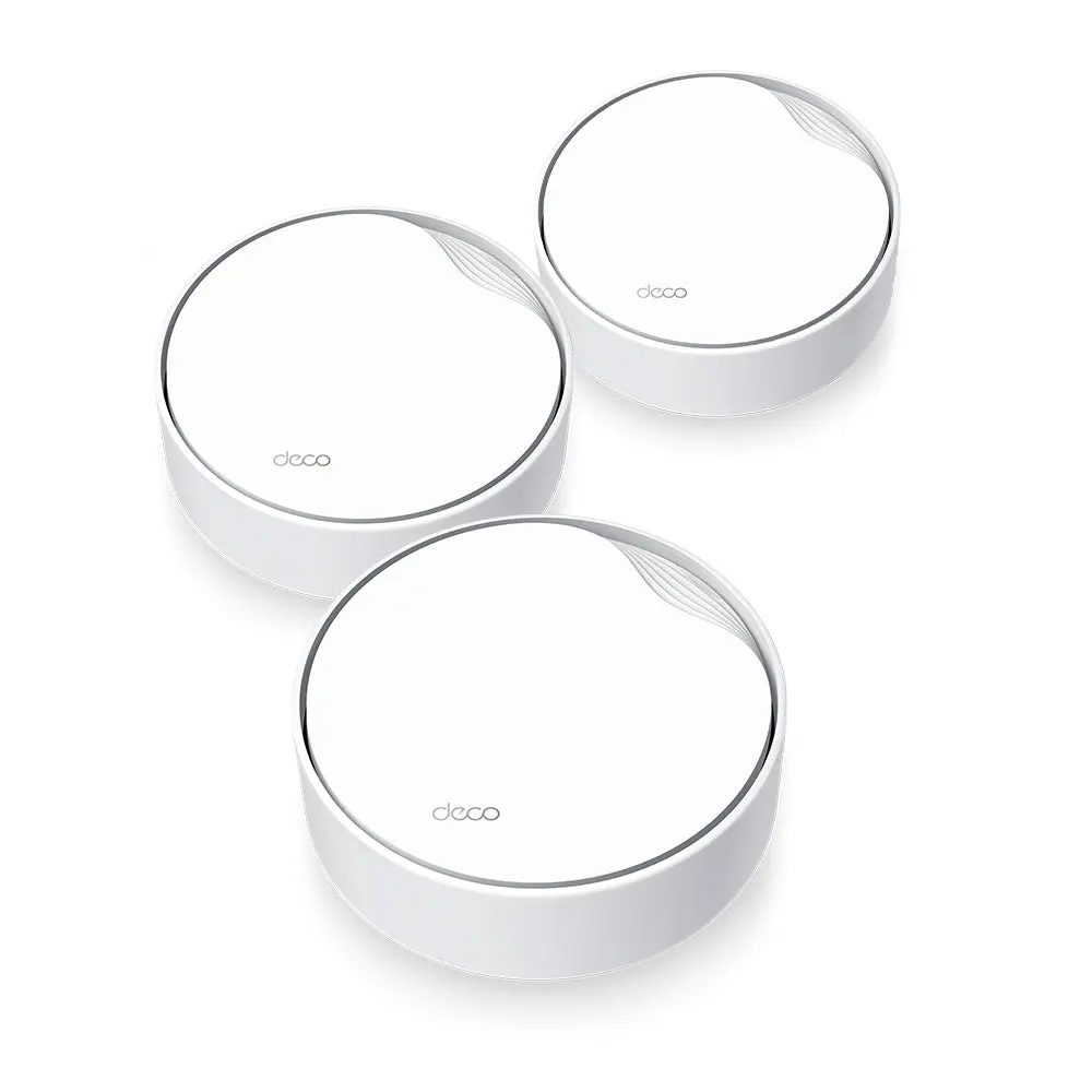 TP-Link Deco X50-PoE(3-pack), Ceiling-Mount, AX3000 Whole Home Mesh Wi-Fi 6 System with PoE