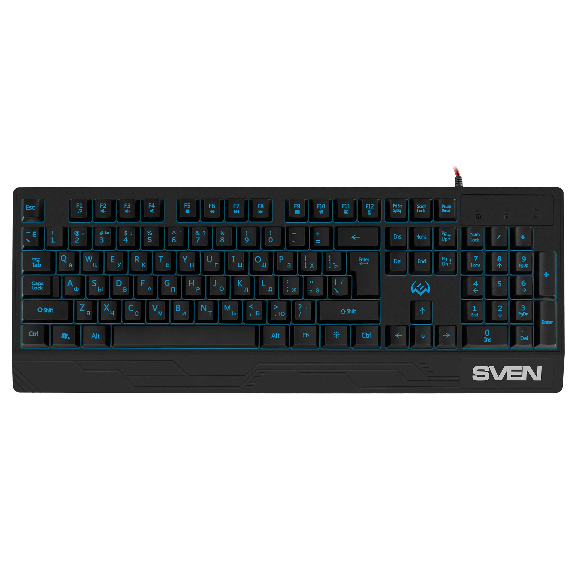 Sven SV-019280 Keyboard, Black