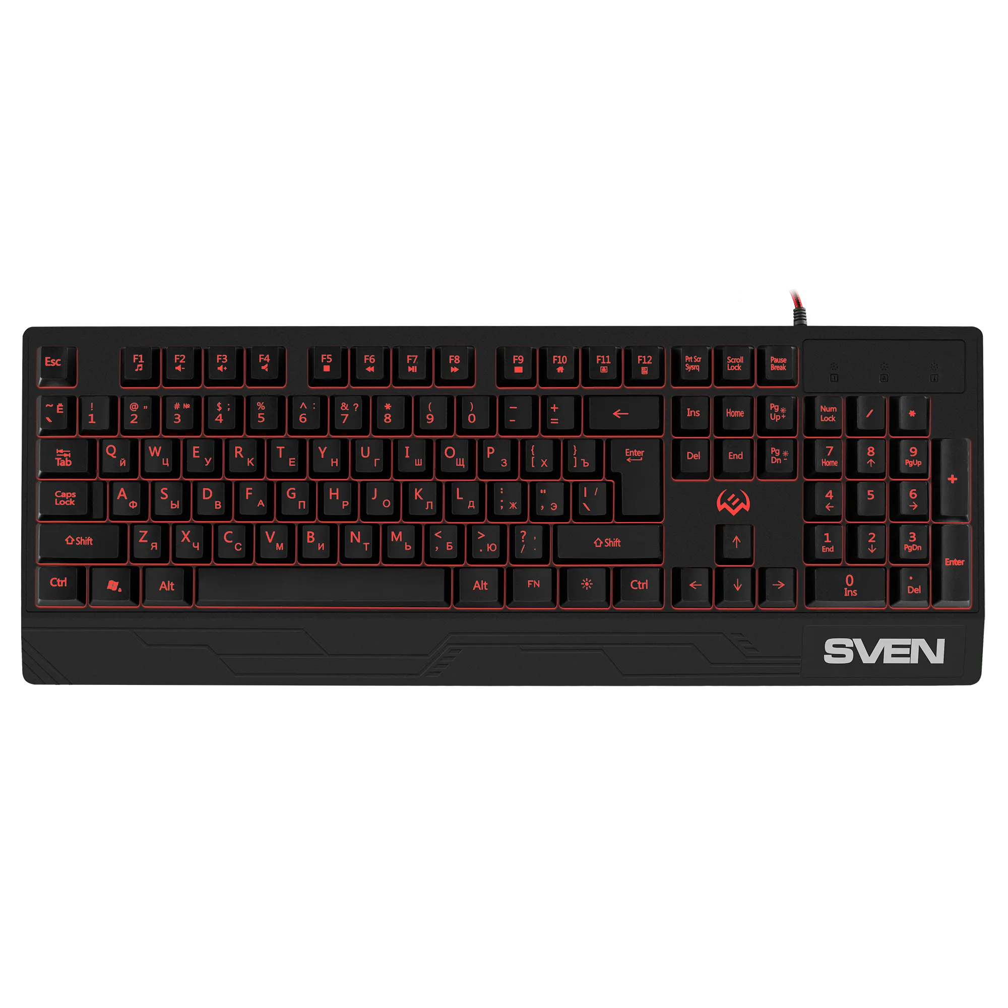 Sven SV-019280 Keyboard, Black