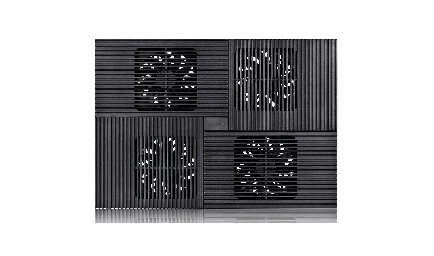 DeepCool MULTI CORE X8 Notebook cooler Up to 17 Pure Aluminum Panel,4*10cm Fans,2 Viewing Angles381X268X29mm