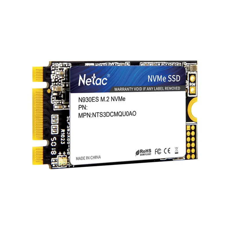 Netac, N930ES, NVMe SSD, 256GB, PCIe Gen 3 x4 M.2 2280