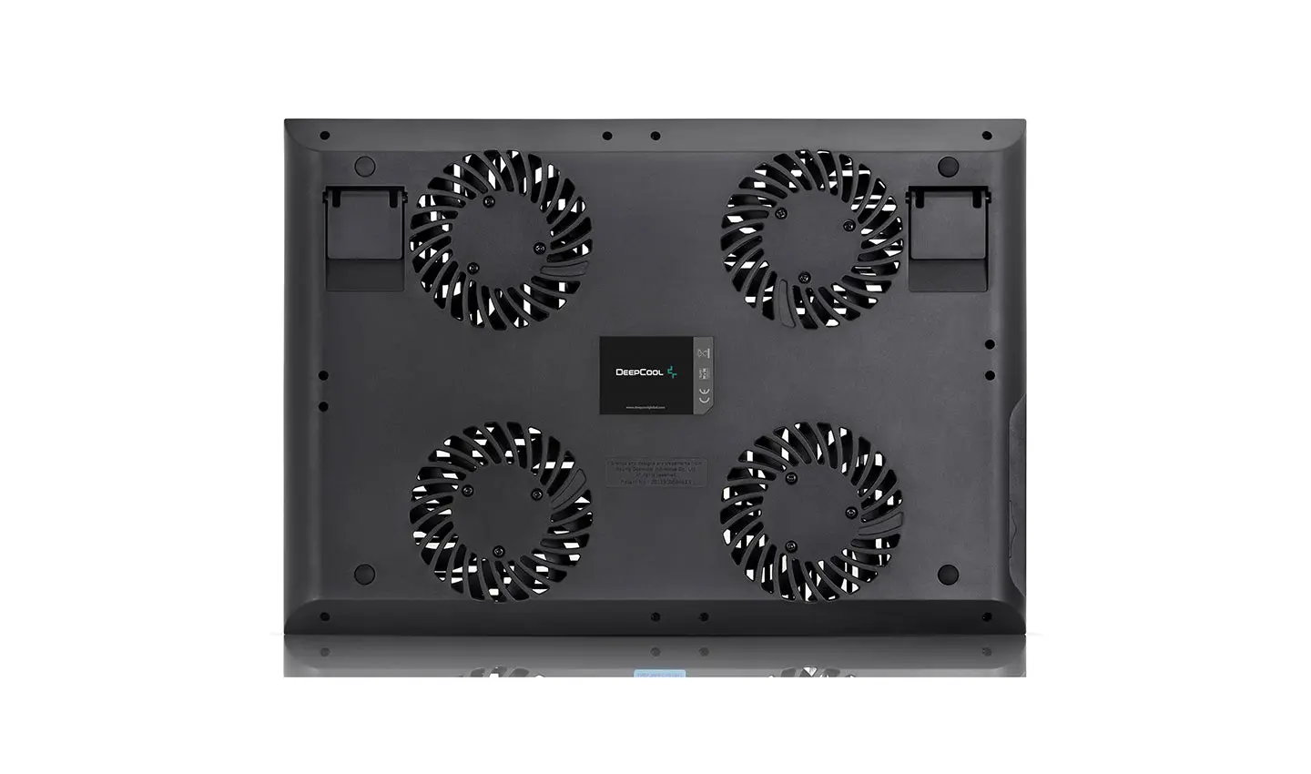 DeepCool MULTI CORE X8 Notebook cooler Up to 17 Pure Aluminum Panel,4*10cm Fans,2 Viewing Angles381X268X29mm