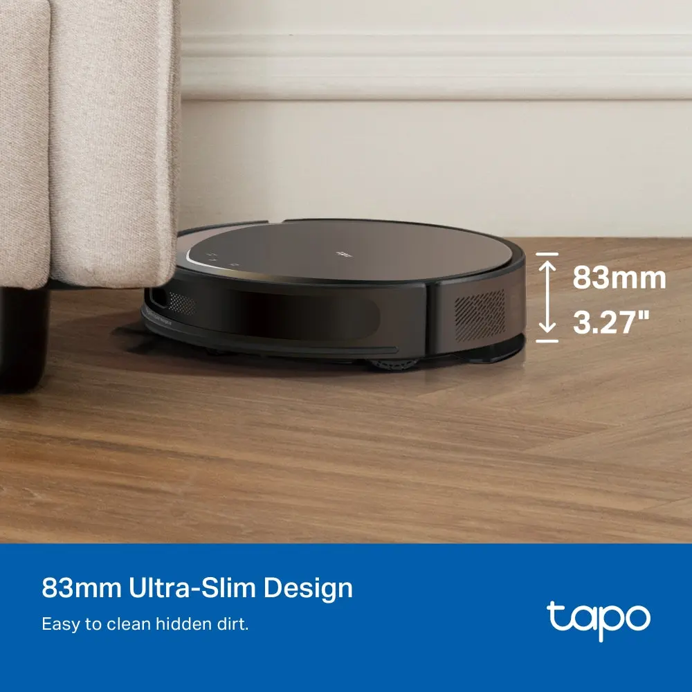 TP-Link Tapo RV20 Max Plus, Robot Vacuum Cleaner, Black