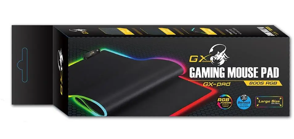 GX-Pad 800S RGB Large Gaming Combo Pad with LED, Large Size : 800 x 300 x 3mm