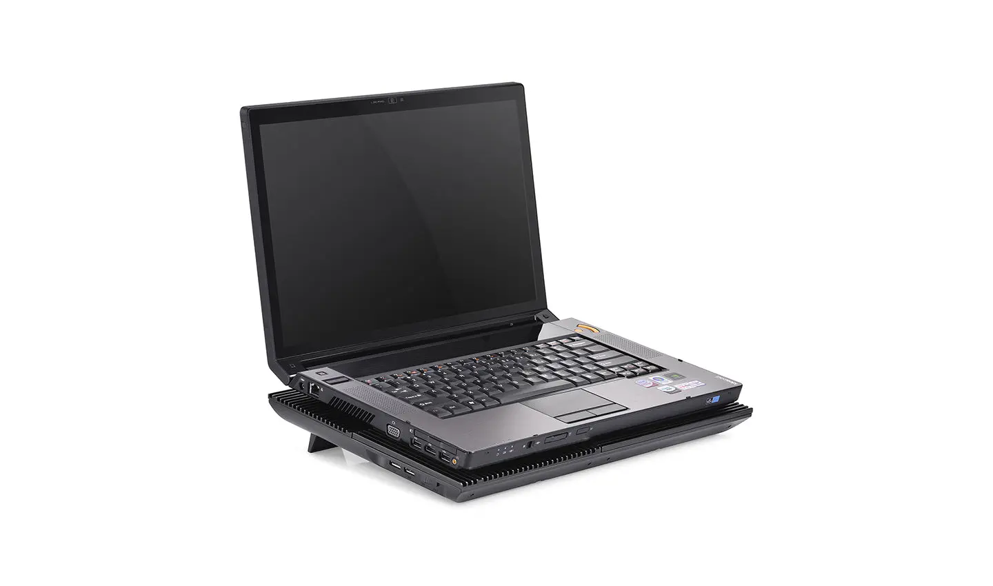 DeepCool MULTI CORE X8 Notebook cooler Up to 17 Pure Aluminum Panel,4*10cm Fans,2 Viewing Angles381X268X29mm