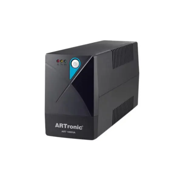 Artronic ART 1000, 1000VA/600W, Line-Interactive, Internal automatic bypass, Black