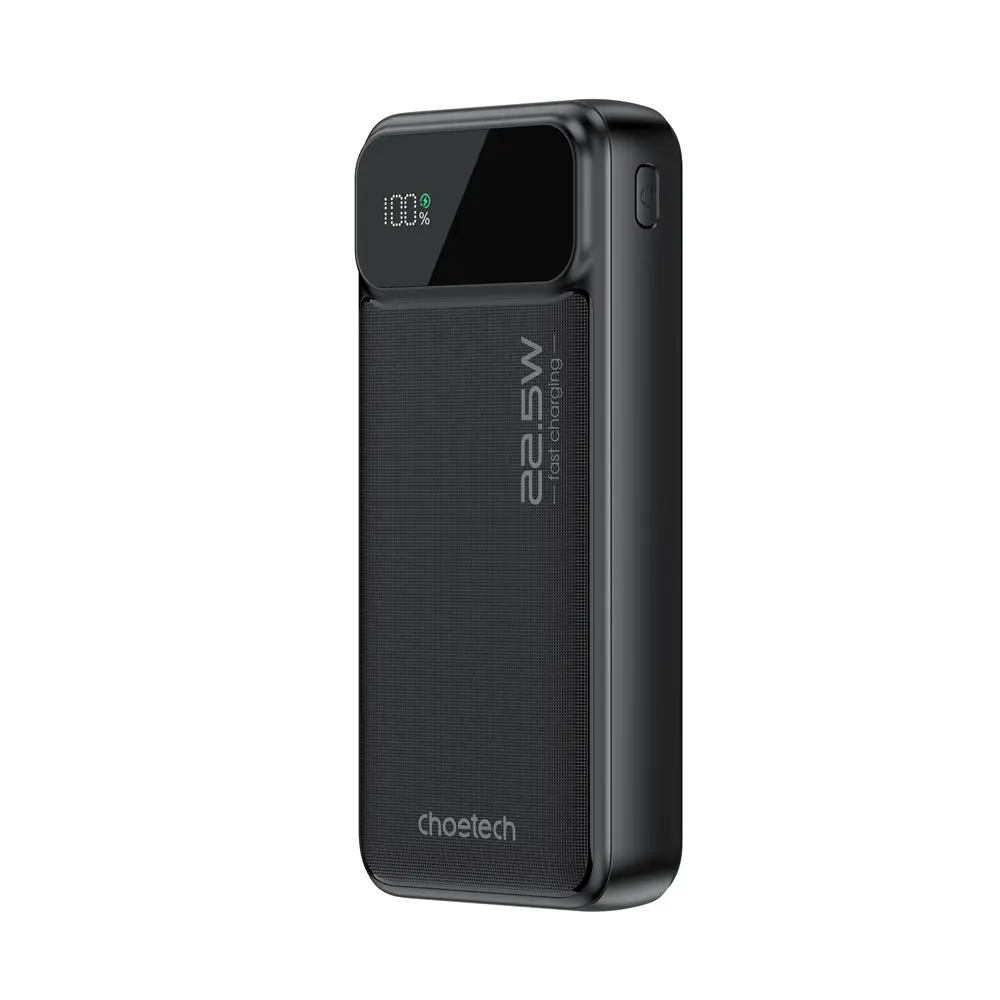 Choetech B729 Power Bank, 20000mAh, 22.5W, Dual USB-A+Type-C, Digital Screen