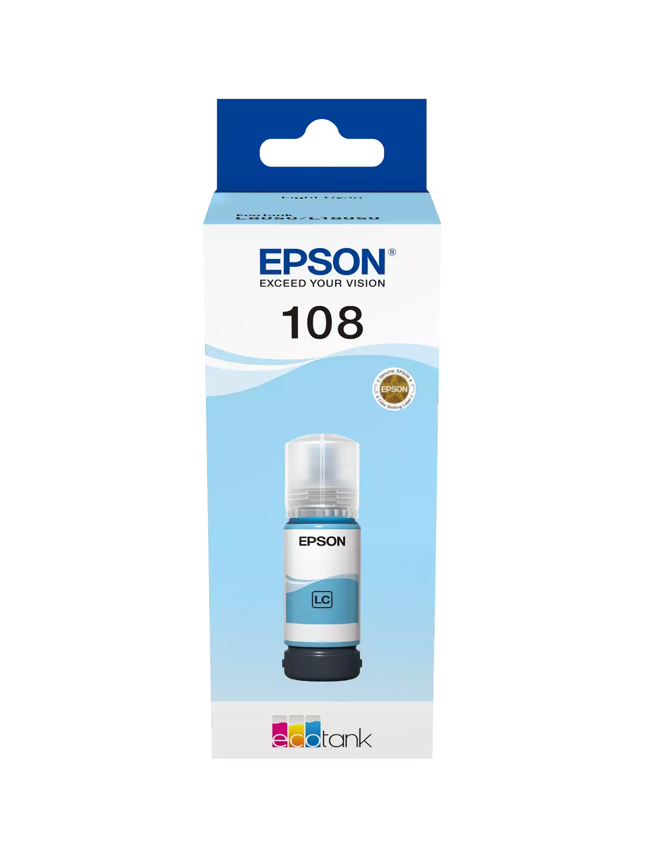 Epson 108 Light Cyan Ink Bottle C13T09C54A