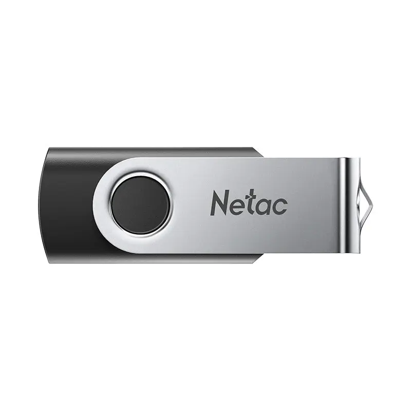 NETAC U505, 16GB, USB2.0, ABS+Iron, Black+Silver