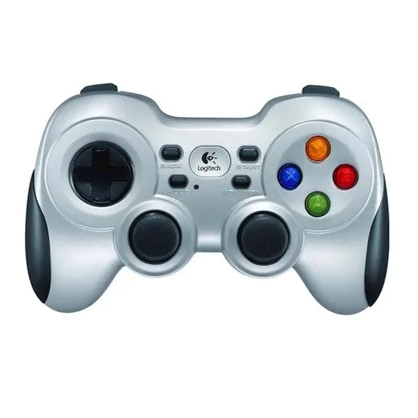 F710, Logitech Wireless GamePad, on PC, SILVER (L940-000145)