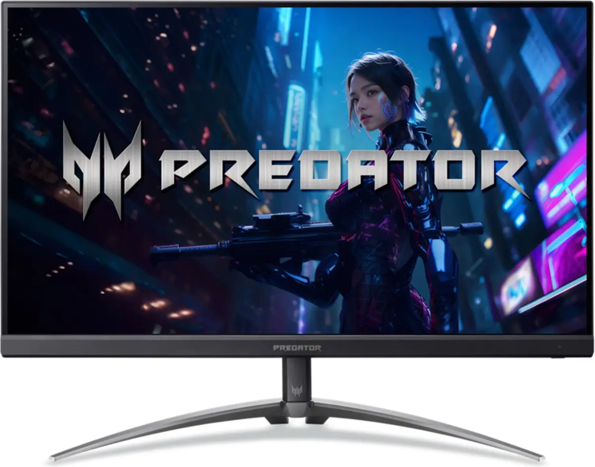 Acer Predator X32QFS Monitor, 31.5" 4K Mini LED IPS 3840x2160,150Hz,1ms,700nits, HDR1000, 99% sRGB,2xHDMI,1xDP,1xType-C