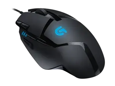 Logitech G402 Hyperion Fury Mouse, Black