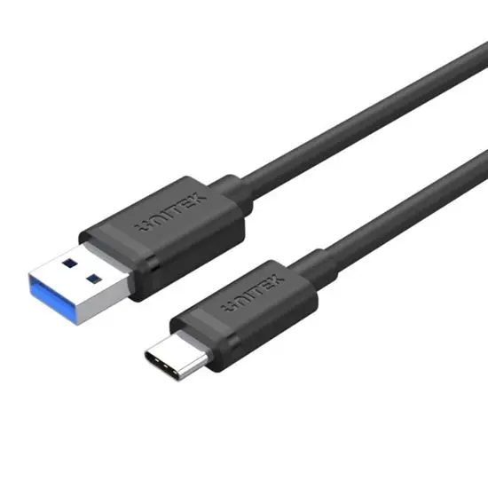 C14103BK-1.5M, Unitek 1.5M USB3.0 AM TO CM Cable, Black
