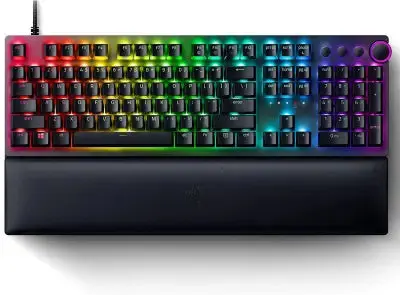 RZ03-03930100-R3M1, Razer Keyboard Huntsman V2 RGB 108key Red Switch USB EN, black