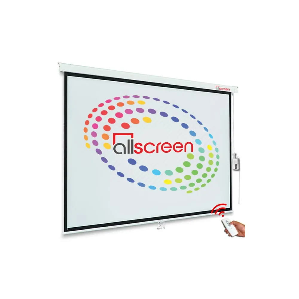 Allscreen CMP-8080 PROJECTION SCREEN, TRIPOD 200X200CM HD FABRIC 110 inch With remote control