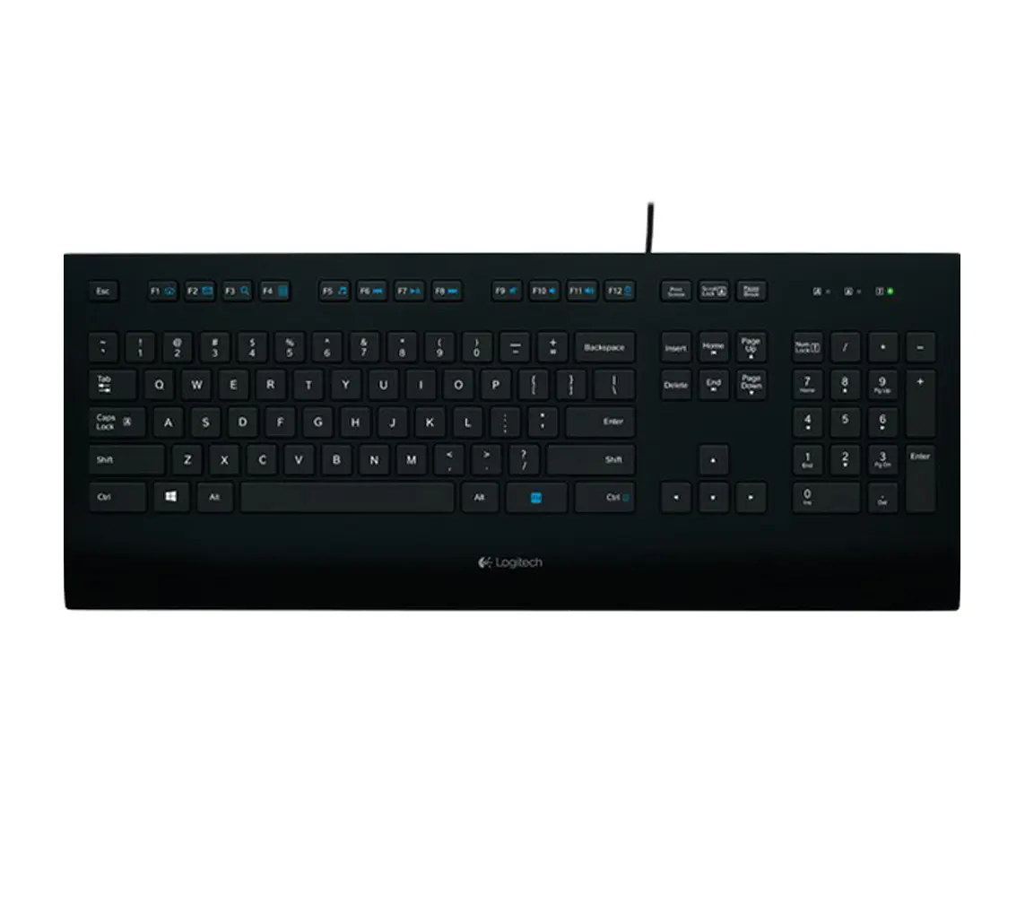 Logitech K280e Keyboard, Black