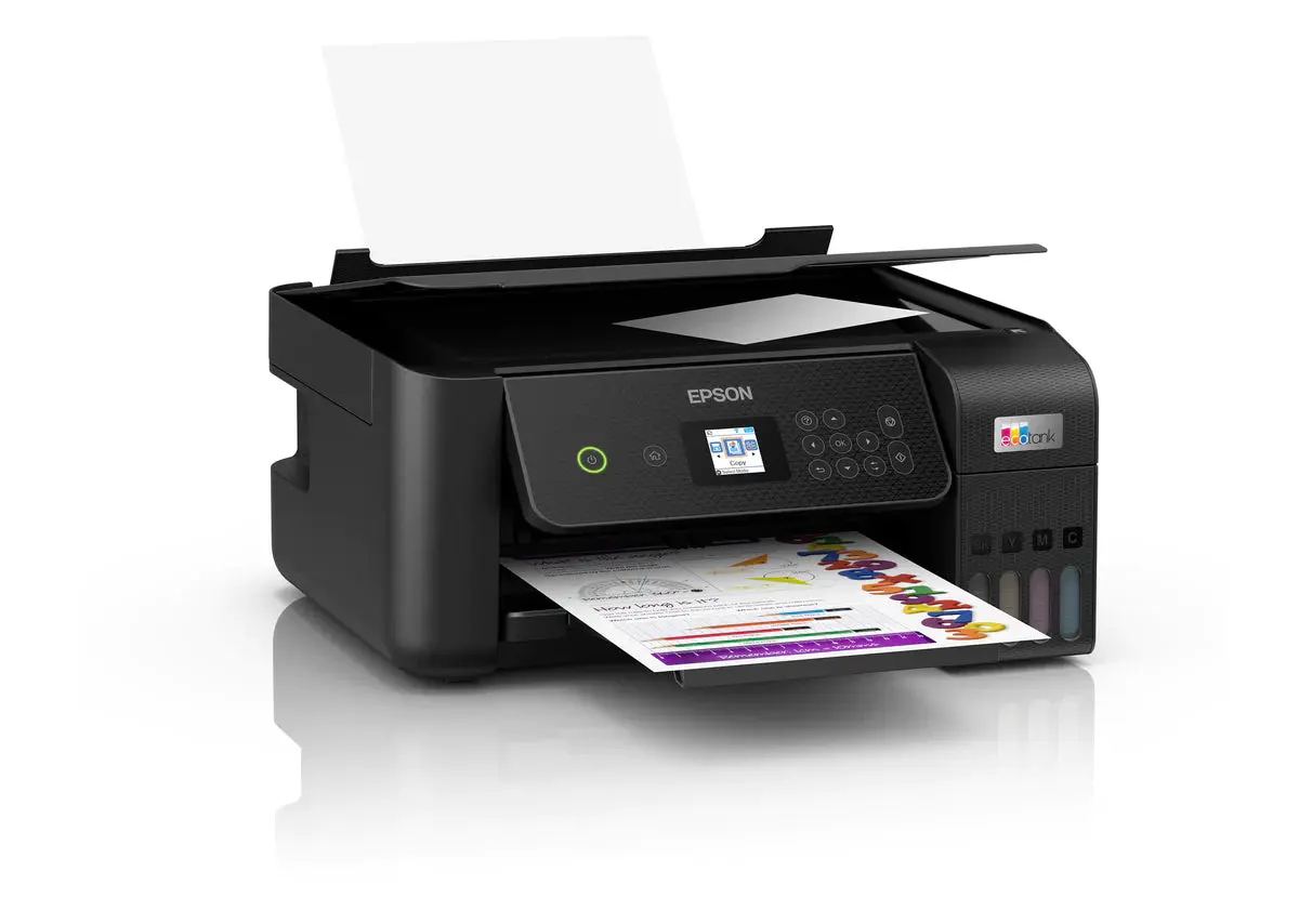 L3260, EPSON, Print, Scan, Copy A4 Color Inkjet CIS Printer, 5760x1440 dpi, WI-FI (C11CJ66409), Ink 103, B, C, Y, M