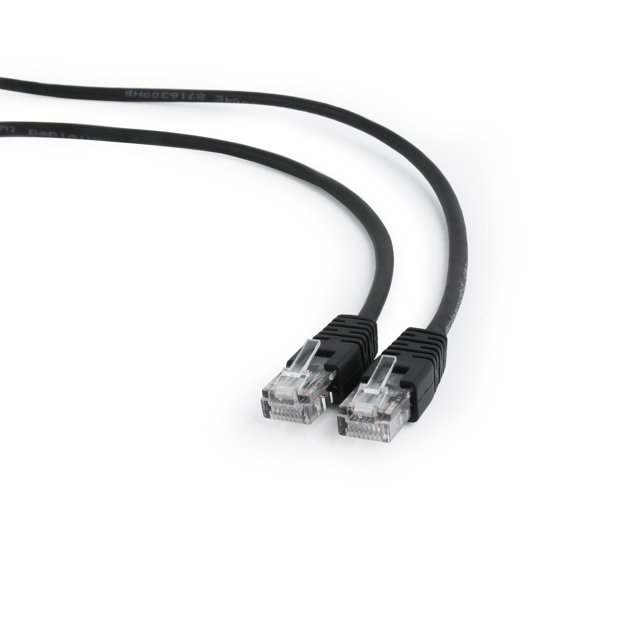 PP12-2M/BK Gembird CAT5e UTP Patch cord black 2M