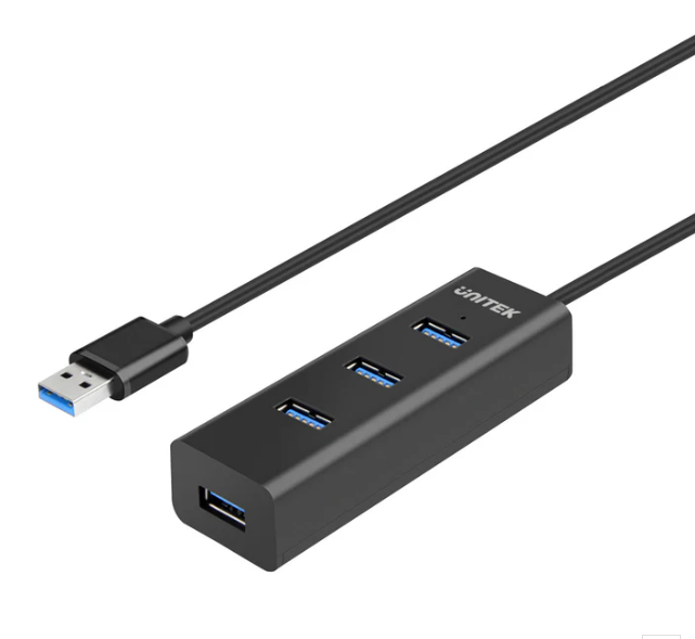 Unitek Y-3089V02 4-Port USB-A 5Gbps Hub with 1.2M Cable Length