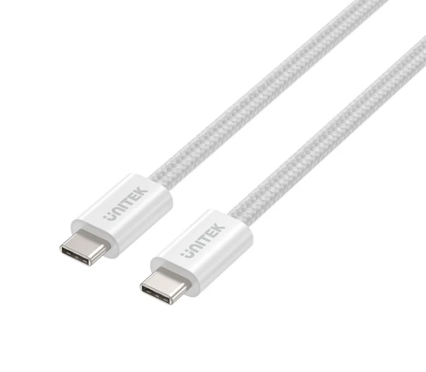 Unitek C14141AWH01-1M 1M, 100W Magnetic USB-C Charging Cable, White