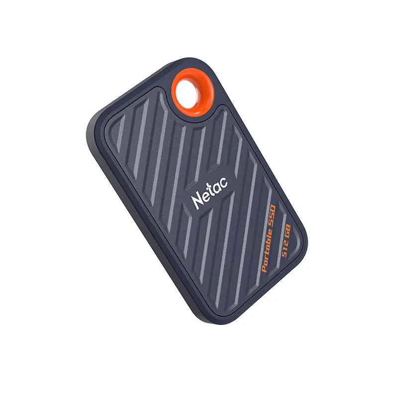 NETAC ZX20, External SSD, 512G, USB 3.2 Gen 2, R/W up to 2000MB/1800MB/s, USB C to A cable,20Gbps Type C c
