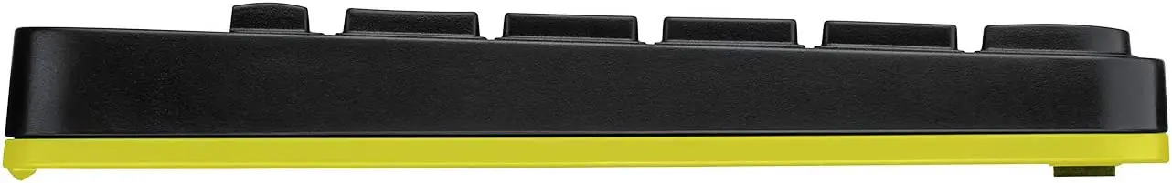 Logitech MK240 Keyboard, Nano Wireless Combo, BLACK/CHARTREUSE