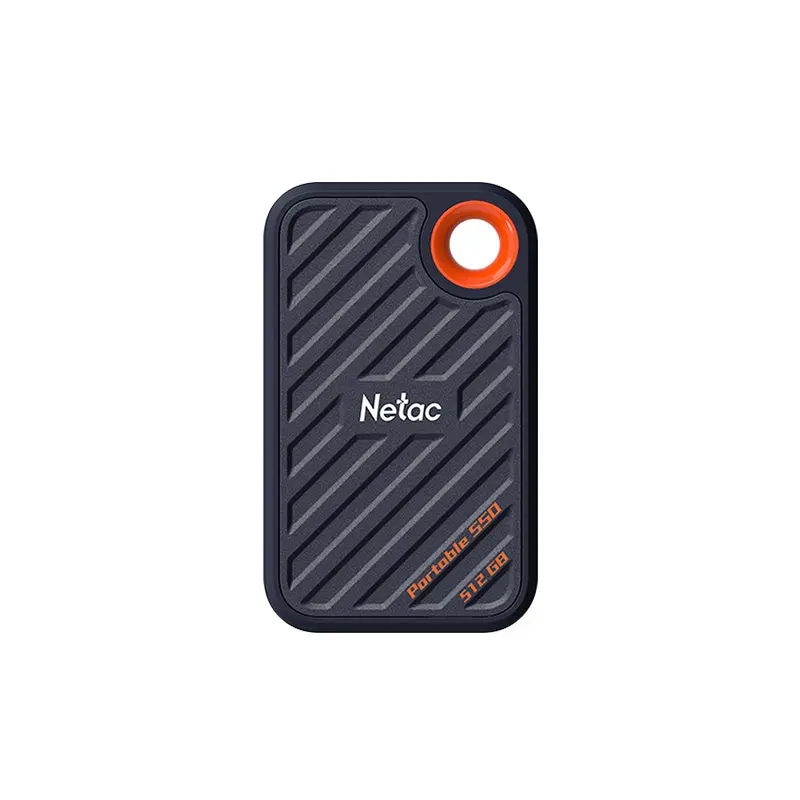 NETAC ZX20, External SSD, 512G, USB 3.2 Gen 2, R/W up to 2000MB/1800MB/s, USB C to A cable,20Gbps Type C c