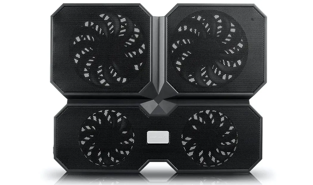 DeepCool MULTI CORE X8 Notebook cooler Up to 17 Pure Aluminum Panel,4*10cm Fans,2 Viewing Angles381X268X29mm
