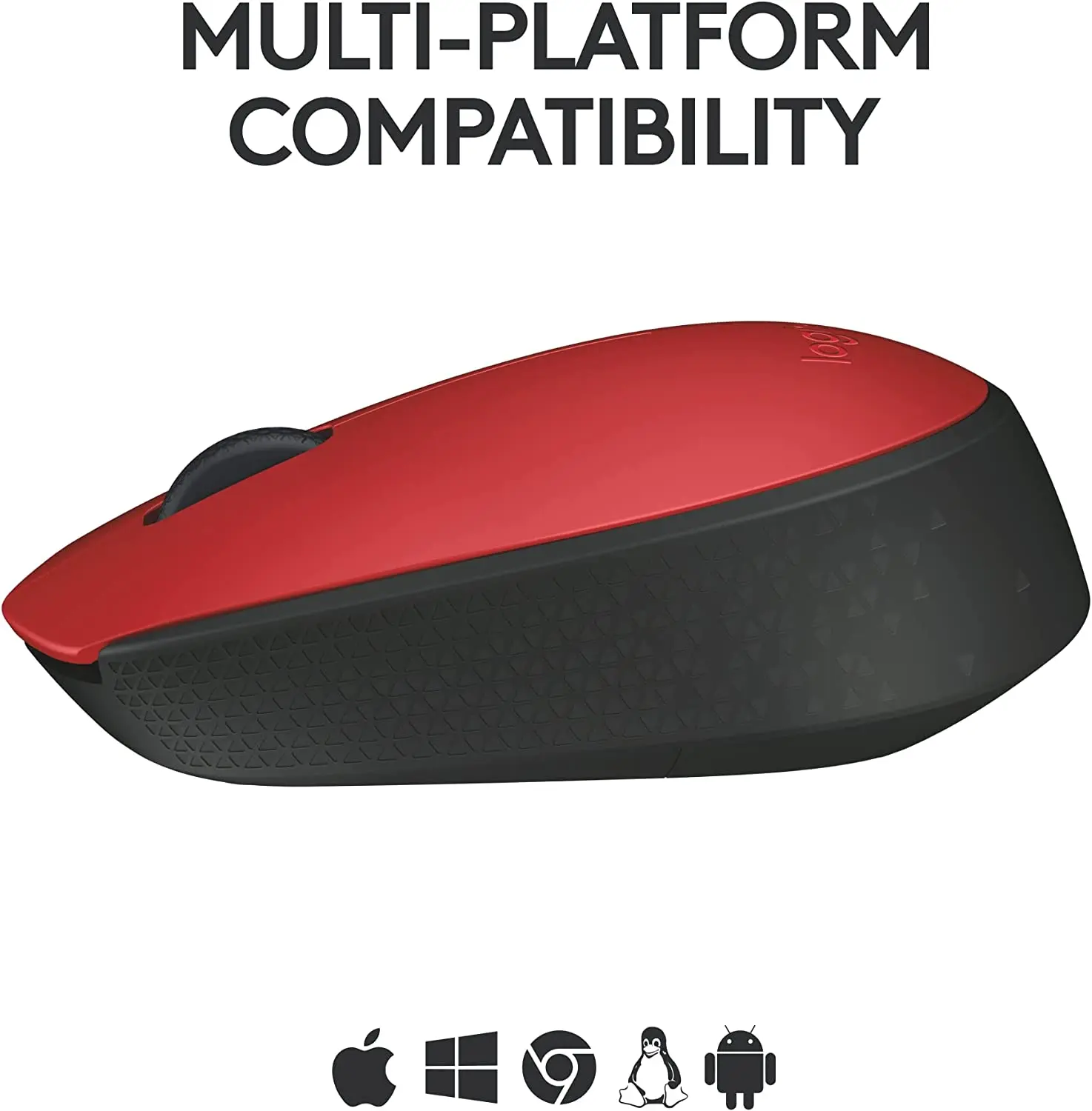 Logitech M171 Mouse, Red
