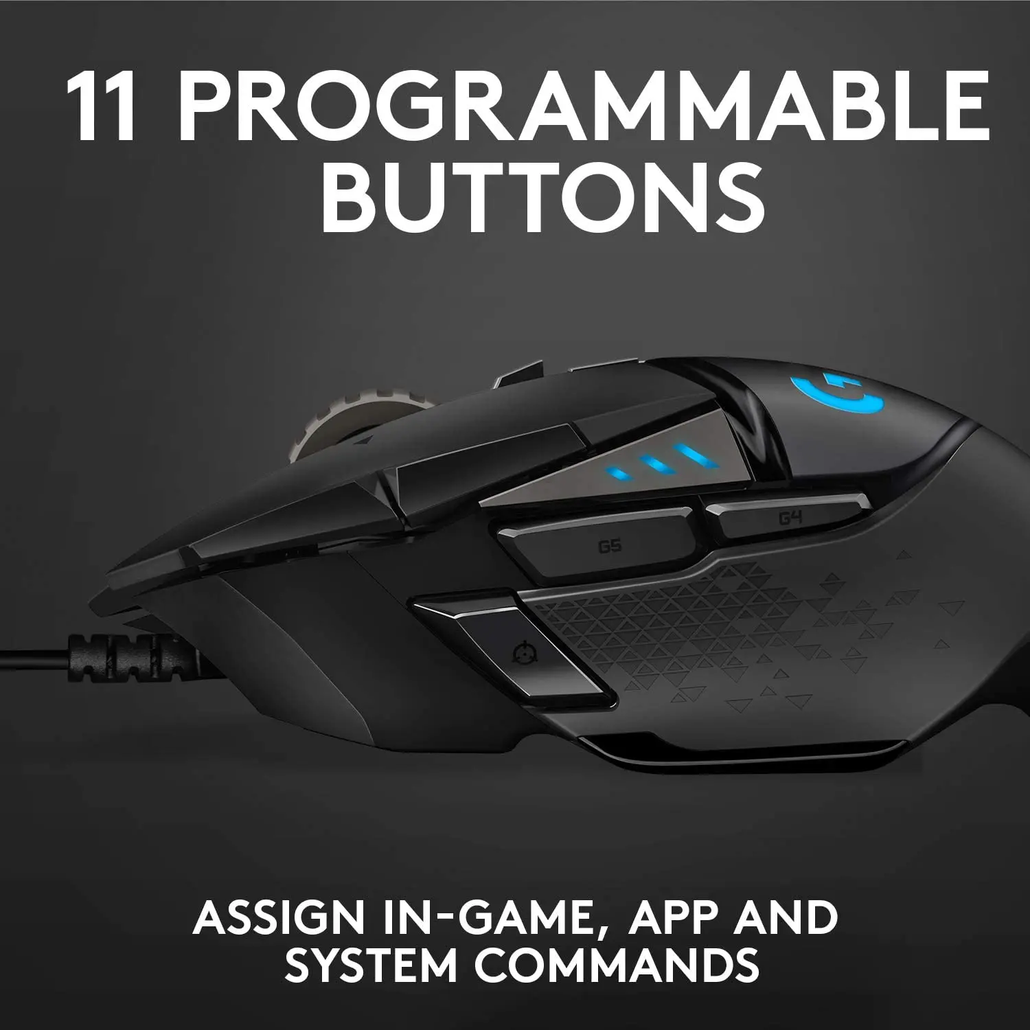 Logitech G502 HERO, (RGB) Mouse Black