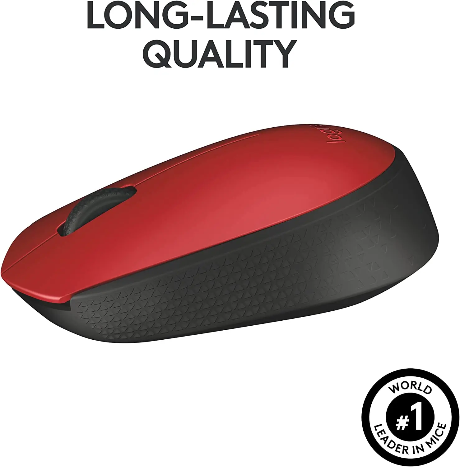 Logitech M171 Mouse, Red