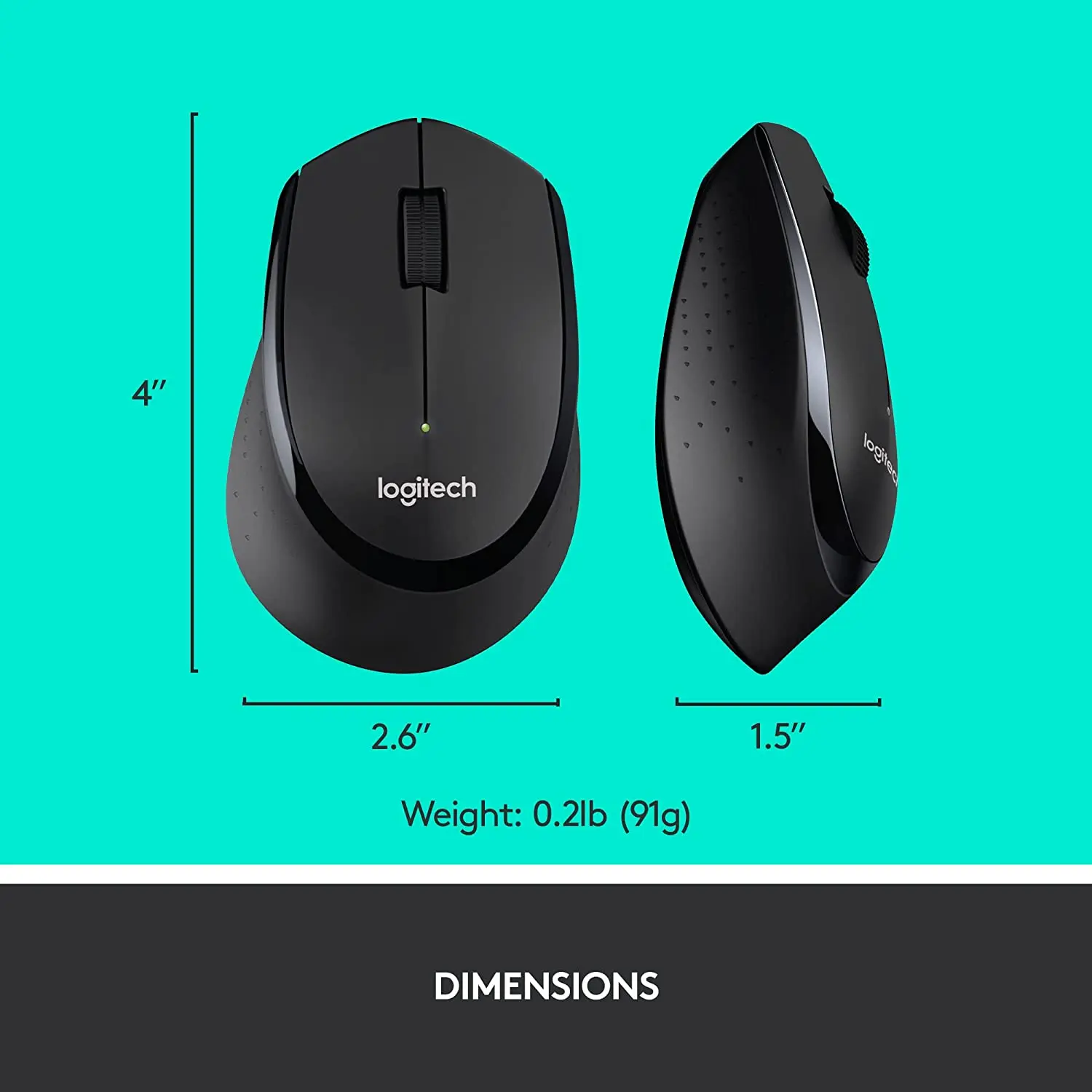 Logitech MK345 Keyboard, + Mouse (Combo) Black