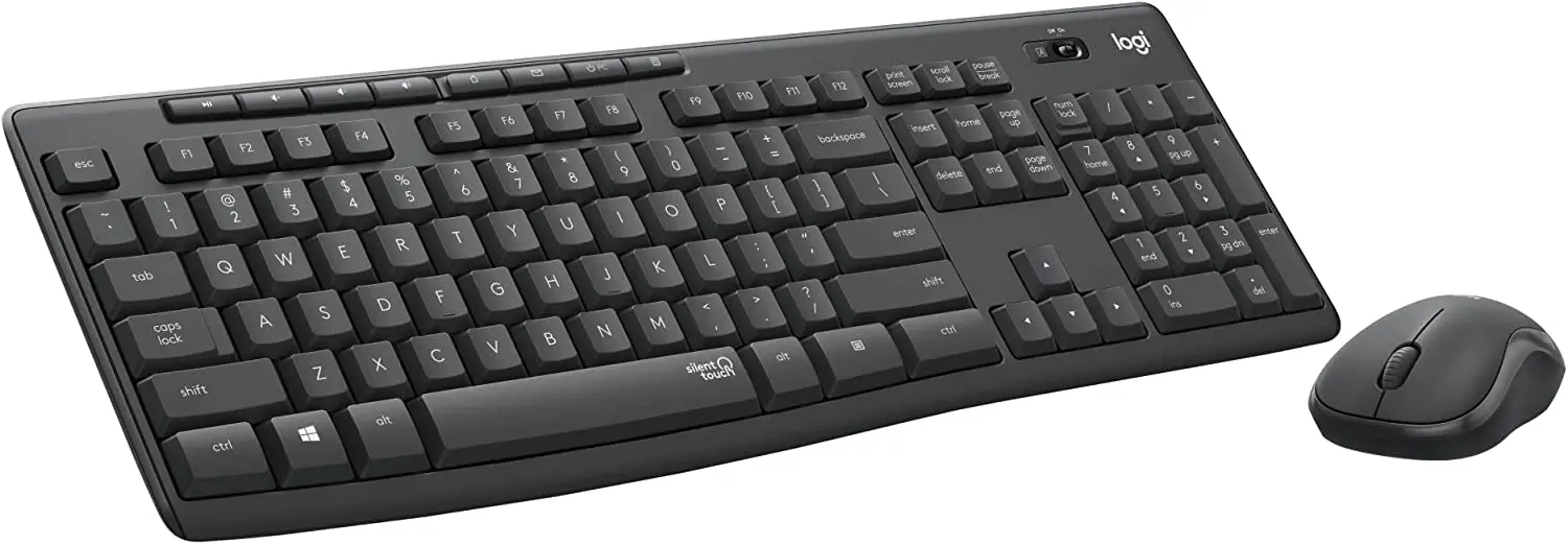 Logitech MK295 Keyboard, + Mouse (EN/RU) (Combo) Black