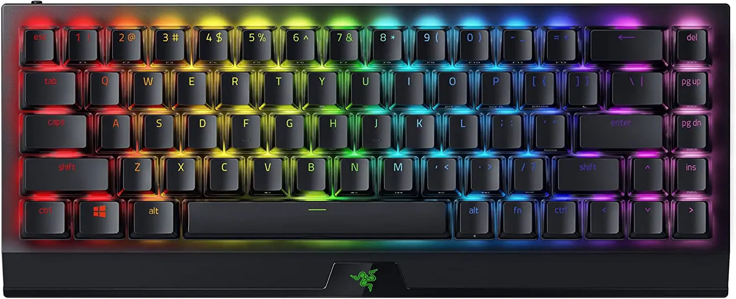 Razer BlackWidow V3 Mini HyperSpeed Keyboard, Black