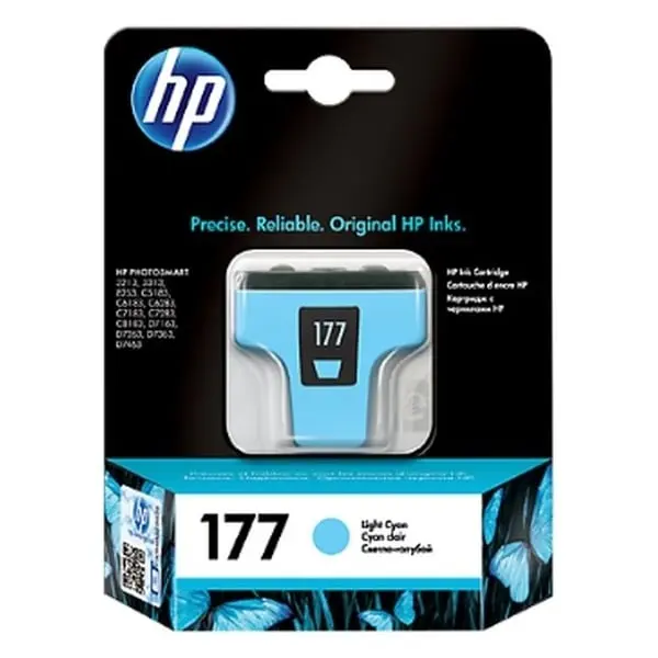HP 177, Lite Cyan Ink Cartridge C8774HE