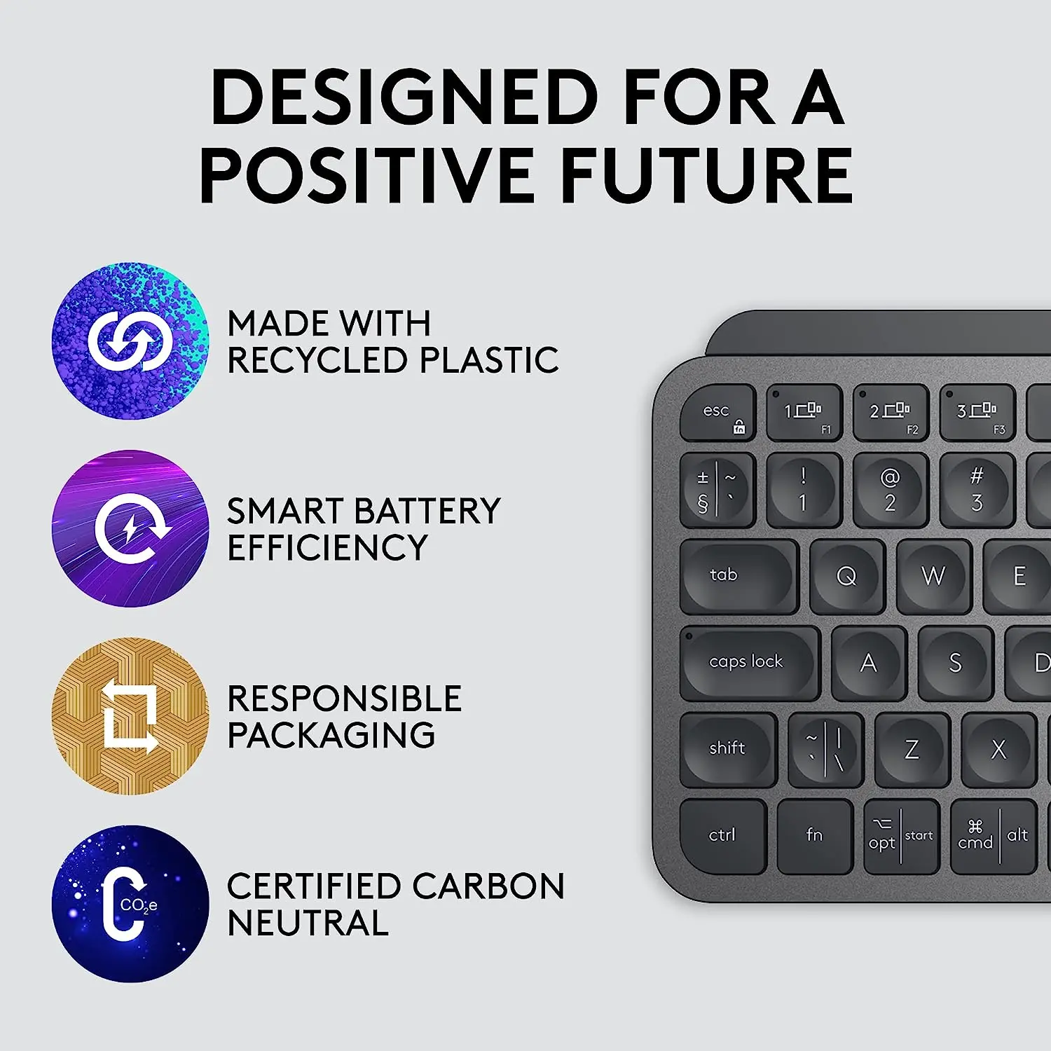 Logitech MX Keys Mini, Graphite