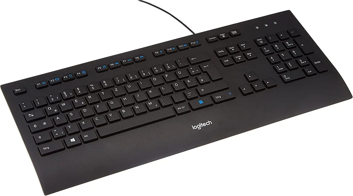 Logitech K280e Keyboard, Black