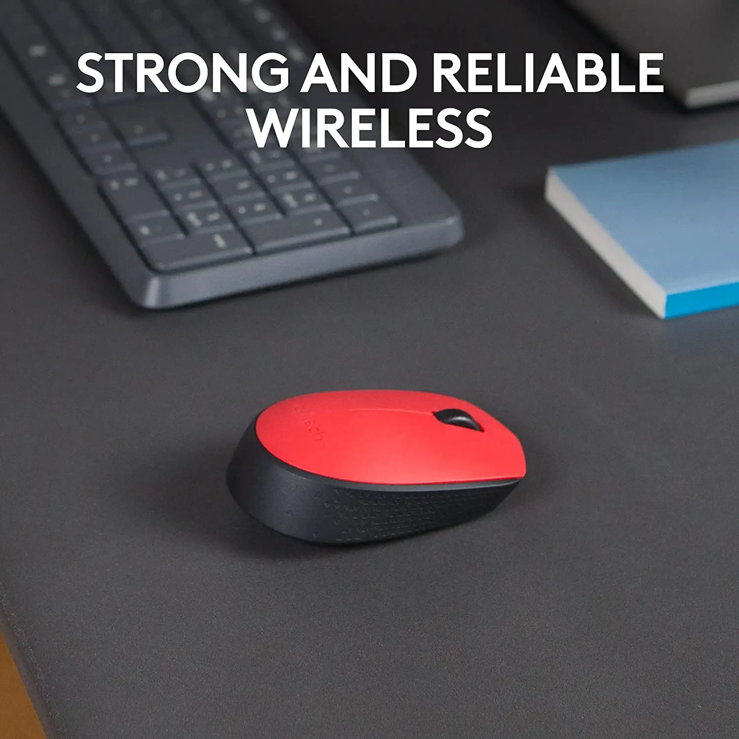 Logitech M171 Mouse, Red