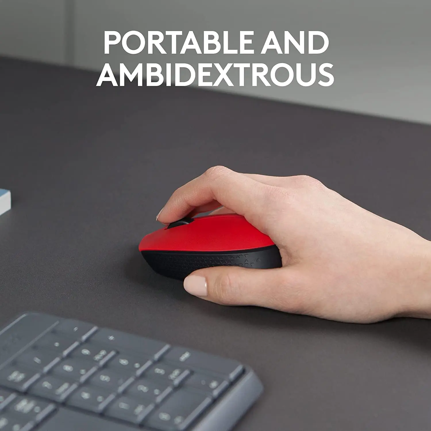 Logitech M171 Mouse, Red