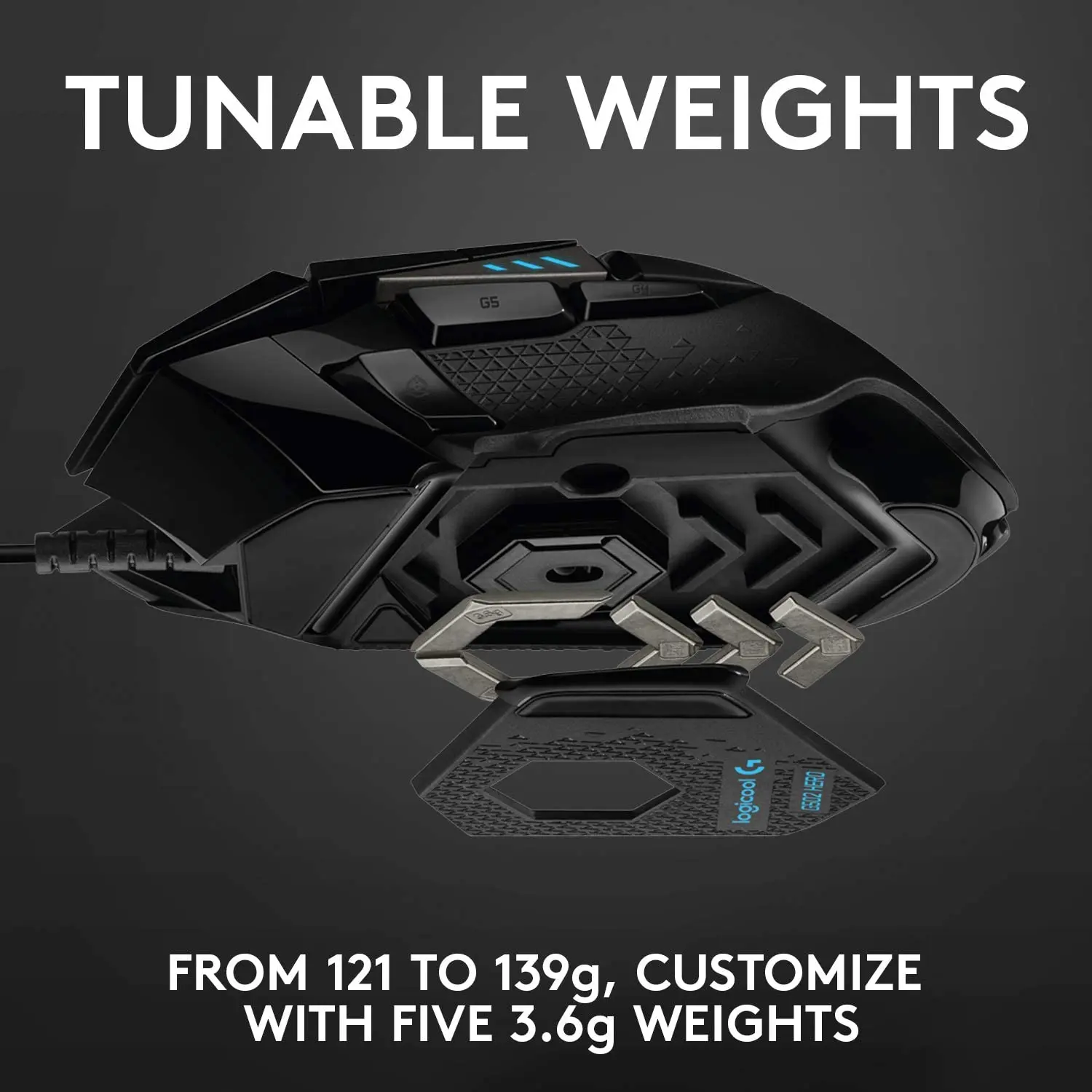 Logitech G502 HERO, (RGB) Mouse Black