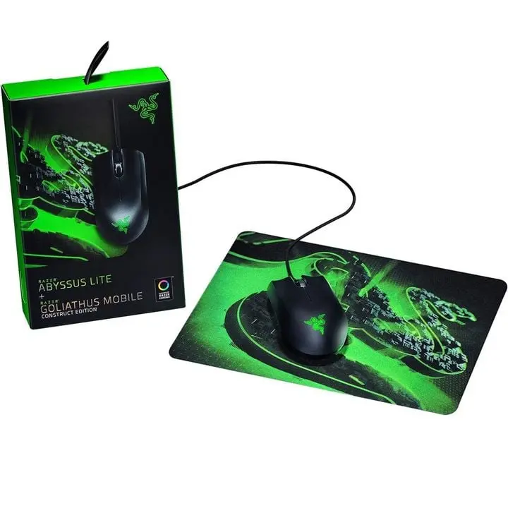 Razer Abyssus and Goliathus Mouse, + Pad, Black