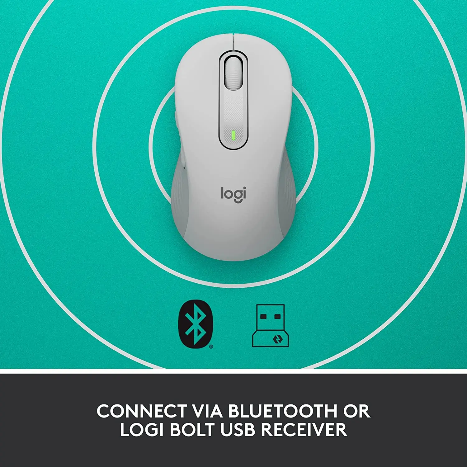 Logitech M650 Mouse, OFF-White