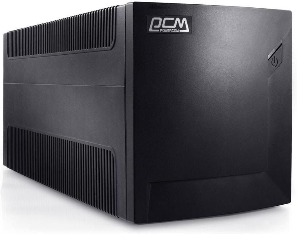 Powercom RPT-2000AP, 2000VA/1200W, Line-Interactive, Automatic internal bypass, Black