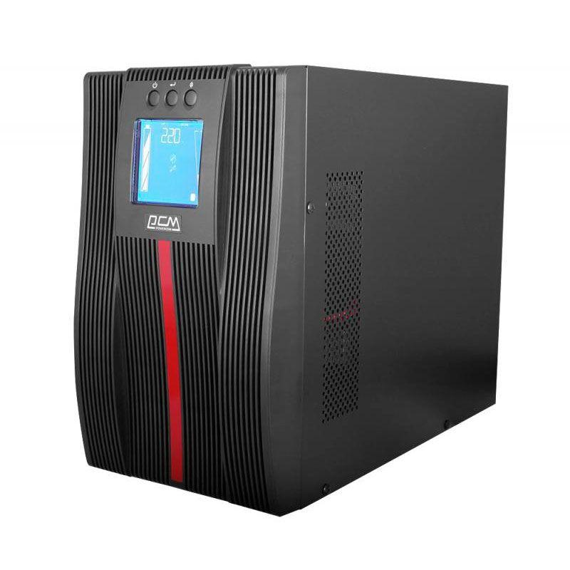 Powercom MAC-3000, 3000VA/3000W, Online, Automatic and manual internal bypass, Black