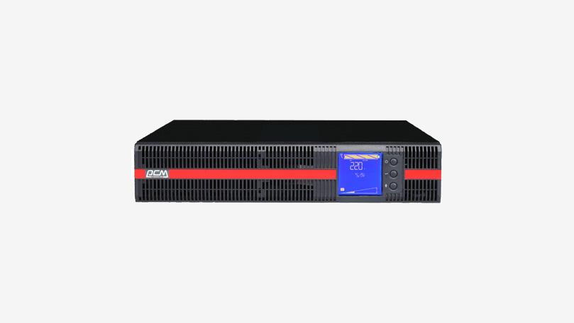 Powercom MRT-1000, 1000VA/1000W, Online, Automatic and manual internal bypass, Black