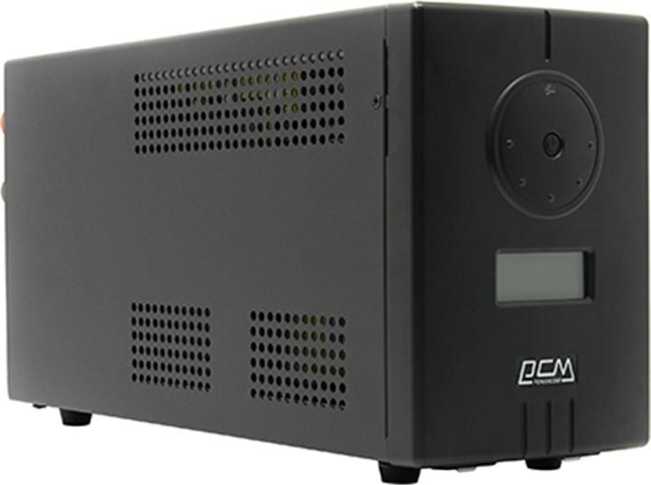 Powercom Inverter, INF-1500AP, 1500VA/1050W, Offline/Standby, 2xSchuko, 208-240VAC, 24V100Ah, USB, Sinewave, Tower, Black