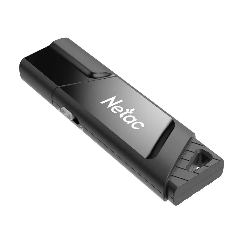 NETAC, U336, 64GB, USB3.2, Write protection, Black