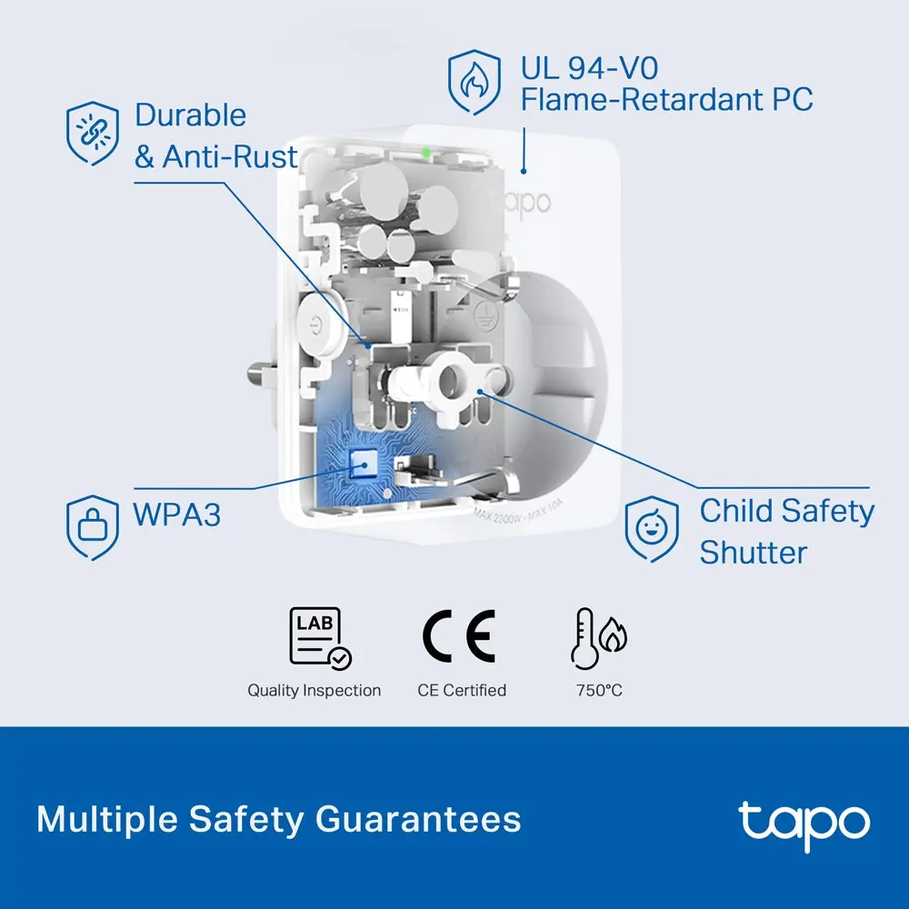 TP-LNK Tapo P100 UK (10A) Smart Plug