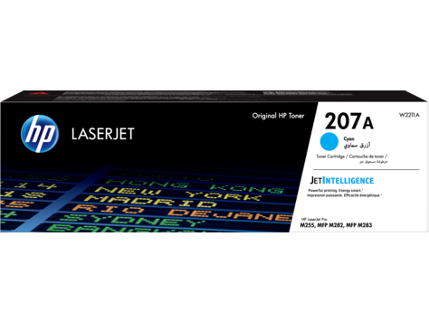 207A HP Toner Cartridge, Cyan W2211A